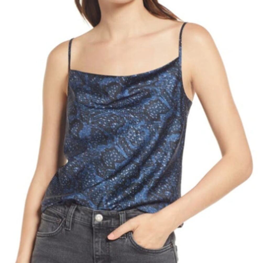 New ~ ALL SAINTS ~ Hadley Tamora Snakeskin Print Camisole 2